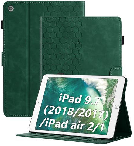 Cicili Funda para iPad 9.7 2018/2017 (6ª y 5ª generación) / iPad Air 2 / iPad Air, funda con tapa para modelo A1893 A1954 A1822 A1823 Tablet Folio Funda con bolsillo Soporte Funda de piel sintética