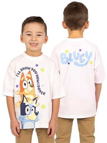 Bluey Jungen T-Shirt, Bingo Kinder T-Shirt, Sommerkleidung Für Kinder, Baumwoll Sommer Oberteil