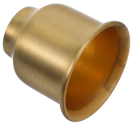 OUNONA Brass Lamp Cup Candle Holder Metal Accent Cup for Candlestick Lamp Window Decor