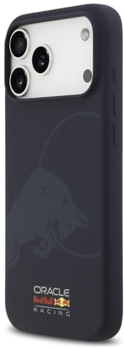 CG MOBILE Red Bull Silikon-Einzelbullenlogo kompatibel mit MagSafe Hülle für iPhone 17 Pro Max (Marineblau)