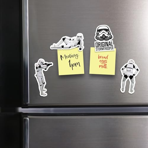 Star Wars Stormtrooper Fridge Magnets – Original Stormtrooper Magnet Set, Geek Room & Fan Gift