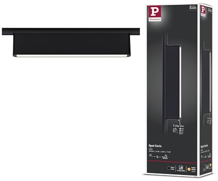 Paulmann 95709 URail Lightbar 3-Step-Dim Ceris 800lm 9,5W 3000K dimmbar 230V Schwarz matt