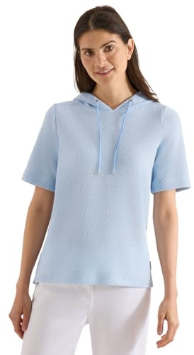 Damen T-Shirt mit Hoodie und Struktur