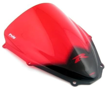 Puig 4055R Z-Racing Windscreen optimised aerodynamics, Red