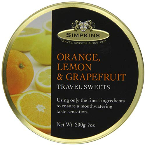 Simpkins Orange, Lemon and Grapefruit Drops 200 g (Pack of 6)