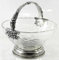 Schalen aus Glass und Zinn mit Handgriff handgefertigt