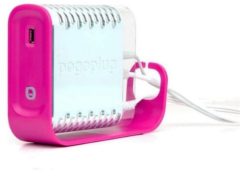 Pogoplug - Dispositivo di condivisione multimediale + cavo Ethernet RJ45 Patch Crossover (categoria 5), 5 m