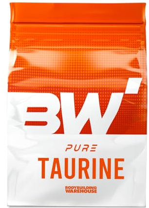 Bodybuilding Warehouse, Taurine Powder Supplement - Amino Acid That is Naturally Occurring Within The Body - Manufactured in The UK (Unflavoured, 250g)