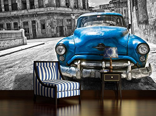 Vlies Fototapete Fototapeten Tapete Tapeten Poster KUBA CUBA CAR 1178 VE