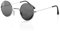 Schwarze runde Hippie-Brille im Stil der 1970er und 1960er Jahre, Disco, Hippie, Lennon, 70er und 60er Jahre, Band-Accessoire für Kostüme, Osbourne hipster-Sonnenbrille (1 Stück)