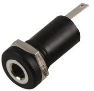 3,5 mm Klinkenstecker 2 Polig Mono Löten Panel Montage Anschluss Sicherungslasche Mutter [2 Stück]