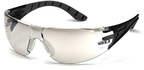 Pyramex Endeavor Plus Safety Glass Black/Gray Frame Indoor/Outdoor Mirror Lens