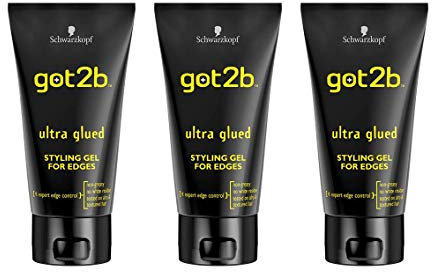 Schwarzkopf got2b Ultra Glued Gel Coiffant Bords 150 ml Lot de 3
