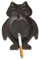 TentHome Retro Aschenbecher Kreativer Gusseisen Sturmaschenbecher Antik Dekoration Eule Blatt Vogel Zigarren-Zubehör (Eule)