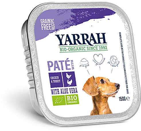 YARRAH Bio Hundefutter Pate mit Huhn und Truthahn, 1er Pack (1 x 150 Grams)