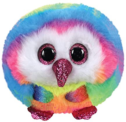 TY Owen Owl Plüschtier Mehrfarbig One Size