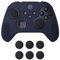 eXtremeRate PlayVital Cover Skin per Xbox Series X S Controller Joystick Custodia Protettiva Silicone Gomma Antiscivolo con 6 Copri Levette Analogiche(3D Borchiate Edizione)-Blu