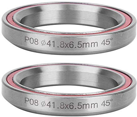 41.8mm Headset Bearing, 2PCS Heavy Duty Double Sealed Bearing Headset, Replacement Bearings for Bicycle