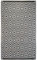 Brandsseller Outdoor Teppich ca. 90x150 cm – Wetterfest & Schimmelresistent – In- & Outdoor Teppich für Garten, Balkon, Terrasse, Camping – Pflegeleicht & Robust Schwarz