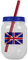 Lizzy 500ml Union Jack Mason Jar & Straw | Reusable Drinking Cups Party Tableware Accessories for King Charles III Coronation 2023 (1)