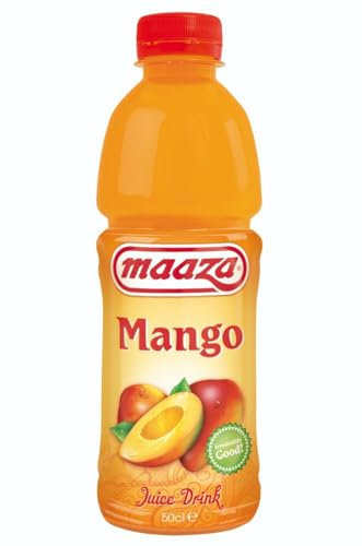 Maaza Boisson aux fruits mangue 50 cl par bouteille en PET plateau 12 bouteilles
