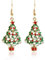 BSLVWG Weihnachtsdekoration, Damen-Weihnachtsohrringe, Weihnachtsbaum/Schneemann/Schneeflocken-Ornamente, Schmuck, legierung, Geschenke für Frauen, Feiertagsfeier (01)