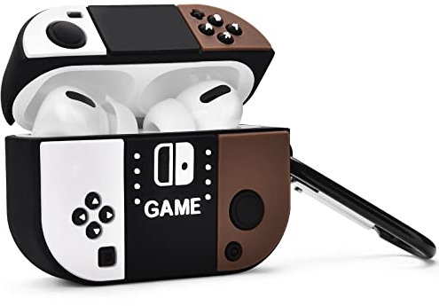 KOREDA Kompatibel mit Airpods Pro Hülle, Game Player Design Airpods Pro 2 Hülle 2023/2022 mit Schlüsselanhänger für Männer und Frauen, niedliche lustige Silikon-Schutzhülle für AirPods Pro 2. / 1.