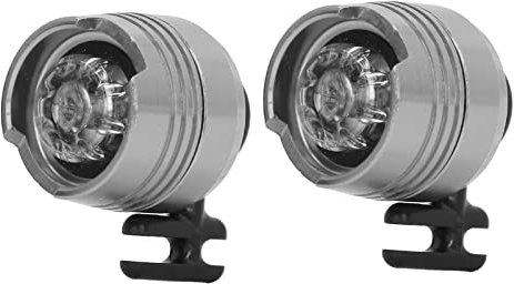 Luqeeg Scheinwerfer für Crocs, 2er-Pack Kleine LED Leuchten für Crocs/Clogs, Wasserdichte Schuhlichter für Erwachsene, Lustiges Schuhzubehör, Leuchtet 72 Stunden Im Dunkeln (Silber)