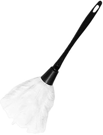 XNHIU Halloween Feather Duster Maid Feather Cleaner Tool Maid Costume Accessory Cosplay Prop for Party Performance