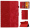 CASAFUNY Funda para Samsung Galaxy Tab A9+ / A9 Plus 11 Pulgadas 2023 Protectora Carcasa para SM-X210/X215/X216 con Soporte Función y Auto Sueño/Estela, Rojo