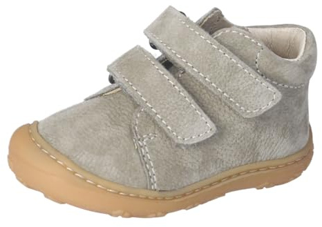 RICOSTA Unisex Stiefel Chrisy, Baby und Kleinkinder Lauflernschuhe, Weite: WEIT, lose Einlage, terracare, Klettstiefel, Leder, eukalyptus (531), 22 EU