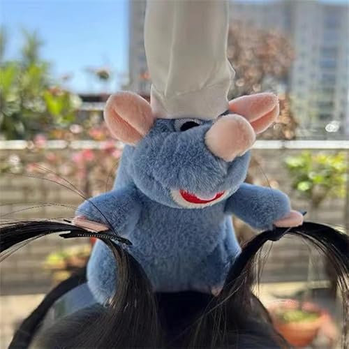 Frauen Niedliche Maus Comic-Tier Remy Fluffy Toy Stirnbänder Requisiten Cosplay Halloween-Kostüm Kopfbedeckung