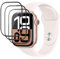 Phlleyaa Pellicola Protettiva per Apple Watch Series 10 42mm Pellicola,Vetro Temperato 3 Pezzi,HD Durezza,Trasparente,Senza Bolle,Anti Graffio per Apple Watch Series 10 42mm Vetro Temperato