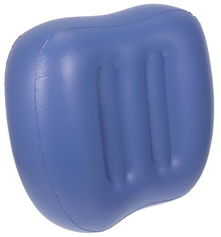 Inflatable Bath Pillow Inflatable Seat Bath Tub Mat Hot Tub Cushion Bathtub Cushion Hot Tub Seat Booster Spa Cushion Bath Cushion Rest Tub Booster Pad Hot Tub Seat Chair Pvc Grey FRCOLOR