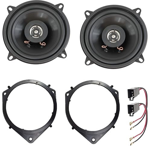 Sound way - Enceintes enceintes avec adaptateurs de 13 cm compatibles avec Fiat Doblò/Fiorino/Qubo - Citroen Nemo - - Peugeot Bipper