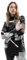 SIROKO - Thermo-Baselayer für Wintersport für Damen Slush-W Rumble - L - Mehrfarbig/Schwarz