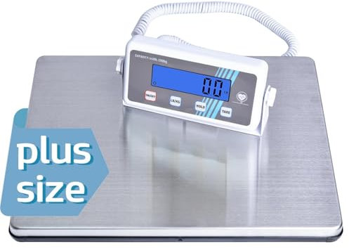 heninhill Báscula médica extra ancha para peso corporal de 200 kg, báscula digital resistente con pantalla grande, báscula profesional para clínica, gimnasio, oficina en casa