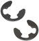Ctyjia 100 Piezas Arandelas de Seguridad E-Clips, Anillo de Retención en Forma E, 4.0mm Anillo de Retención, para de Sujeción de Eje
