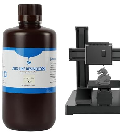 ABS als Harz - 3D-Druckharz, 1000g ABS als 3D-Druckharz, hohe Präzision, geruchsarme 3D-Druckflüssigkeit, UV-Heildruckerharz für Schulklasse, Party