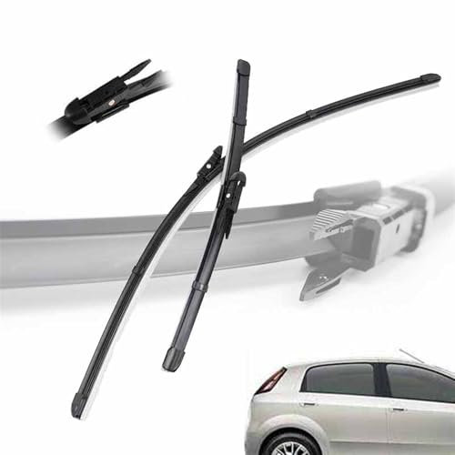 NKLDDE Wischerblätter Vorne Für FIAT Für Punto Evo 2009 2010 2011 2012 2013 2014 2015 2016, Windschutzscheibe, Fensterreinigung, Auto-Regenbürsten 26+15