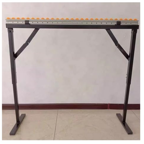 YJEUZCD Conveyor Outfeed Roller Support Legs, Adjustable Height Light Duty Conveyor, Saw Stand For Table Saws Band Planers Presses(100x40x85cm)