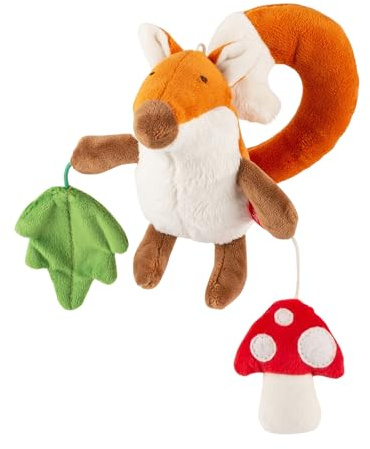 Sigikid Baby Anhänger Fuchs Rassel Greifling für unterwegs ab Geburt