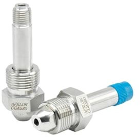 Raccordo for bombola in acciaio inossidabile 316 1/4NPT maschio X CGA320 CGA330 CGA580 for il collegamento di bombole di elio, azoto e ossigeno(CGA660)