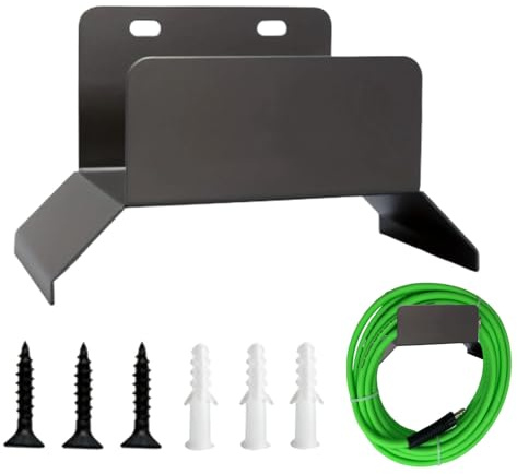 Support pour tuyau de jardin | Porte-manteau de rangement mural pour tuyaux | Organisateur de suspension multifonction pour garage, jardin, pelouse, stockage