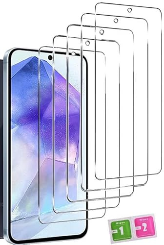 Compatibile con VIVO V40 SE 5G – Set di 5 lenti temperate trasparenti, protezione schermo premium e invisibile