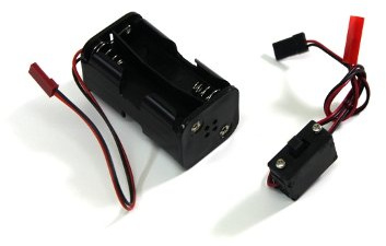 Absima – Battery Box with Switch für Mignon Batteries (2300002)