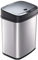 Ninestars DZT-12-5 Bedroom or Bathroom Automatic Touchless Infrared Motion Sensor Trash Can, 3 Gal 12L, Stainless Steel Base (Rectangular, Black Lid)