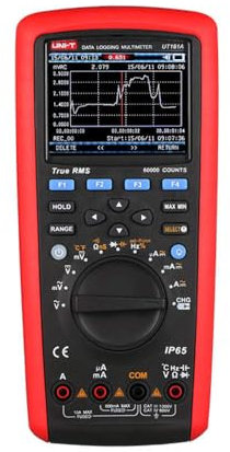 uni-t 7720166 RMS multimetro registrazione dati, rosso/grigio