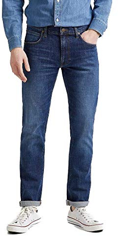 Lee Mens Daren Zip Fly Jeans, Mid Foam, 38 W/32 L