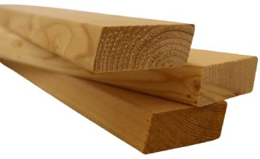 Modernes Fassadenprofil Rhombusleisten Lärche 28 x 68 mm Länge 50 cm